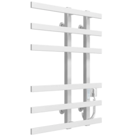 Электрический полотенцесушитель Deffi Atena П6 150х700 правое подключение белый A.AT.70.15.6.E.W.R.4