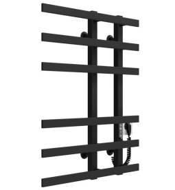 Электрический полотенцесушитель Deffi Atena П6 150х700 правое подключение черный A.AT.70.15.6.E.B.R.2
