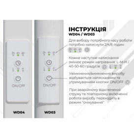 Электрический полотенцесушитель Deffi Atena П9 150х1000 левое подключение белый A.AT.100.15.9.E.W.L.4