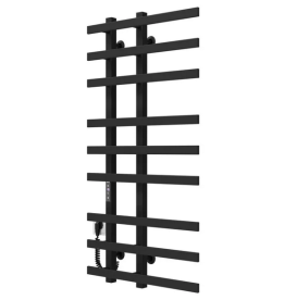 Электрический полотенцесушитель Deffi Atena П9 150х1000 левое подключение черный A.AT.100.15.9.E.B.L.2