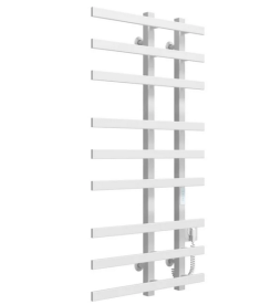 Электрический полотенцесушитель Deffi Atena П9 150х1000 правое подключение белый A.AT.100.15.9.E.W.R.4