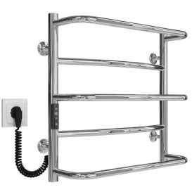 Электрический полотенцесушитель Deffi Аквамикс П5 400х500 левое подключение JD03 хром C.AM.50.40.5.E.C.L.1