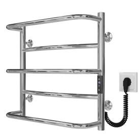 Электрический полотенцесушитель Deffi Аквамикс П5 400х500 правое подключение JD03 хром C.AM.50.40.5.E.C.R.1