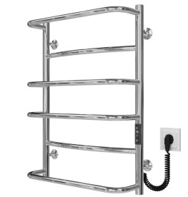 Електрична сушарка для рушників Deffi Аквамікс П6 400х700 праве підключення JD03 хром C.AM.70.40.6.E.C.R.1