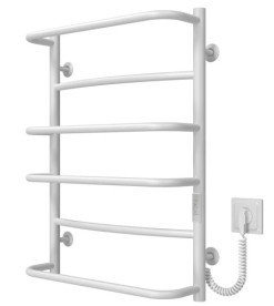 Электрический полотенцесушитель Deffi Аквамикс П6 400х700 правое подключение WD03 белый C.AM.70.40.6.E.W.R.3