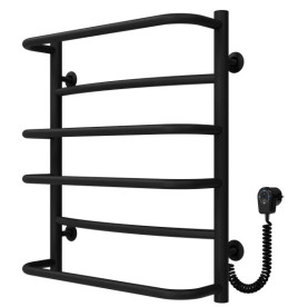 Электрический полотенцесушитель Deffi Аквамикс П6 500х600 правое подключение черный C.AM.60.50.6.E.B.R.5
