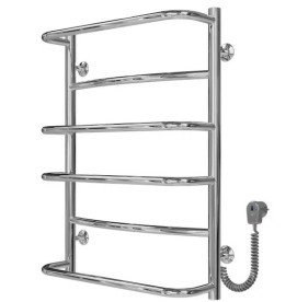 Електрична сушарка для рушників Deffi Аквамікс П6 500х700 правильне підключення хром C.AM.70.50.6.E.C.R.5