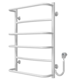 Электрический полотенцесушитель Deffi Аквамикс П6 500х700 правое подключение белый C.AM.70.50.6.E.W.R.5