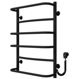 Электрический полотенцесушитель Deffi Аквамикс П6 500х700 правое подключение черный C.AM.70.50.6.E.B.R.5