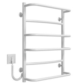 Электрический полотенцесушитель Deffi Аквамикс П6 500х700 левое подключение WD03 белый C.AM.70.50.6.E.W.L.3