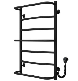 Электрический полотенцесушитель Deffi Аквамикс П7 500х800 правое подключение черный C.AM.80.50.7.E.B.R.5