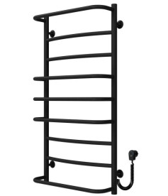 Електросушарка для рушників Deffi Аквамікс П9 500х1000 праве підключення чорний C.AM.100.50.9.E.B.R.5