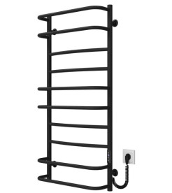 Електрична сушарка для рушників Deffi Аквамікс П10 500х1100 праве підключення JD03 чорний C.AM.110.50.10.E.B.R.1