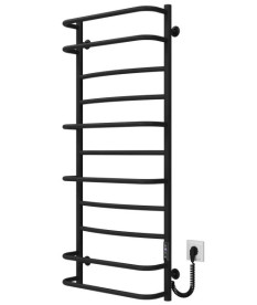 Электрический полотенцесушитель Deffi Аквамикс П11 500х1200 правое подключение JD03 черный C.AM.120.50.11.E.B.R.1