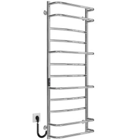 Електрична сушарка для рушників Deffi Аквамікс П12 500х1300 ліве підключення JD03 хром C.AM.130.50.12.E.C.L.1