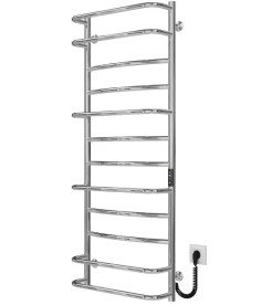 Электрический полотенцесушитель Deffi Аквамикс П12 500х1300 правое подключение JD03 хром C.AM.130.50.12.E.C.R.1