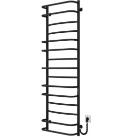 Электрический полотенцесушитель Deffi Аквамикс П15 500х1600 правое подключение JD03 черный C.AM.160.50.15.E.B.R.1