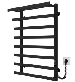 Электрический полотенцесушитель Deffi Agata П8 400x800 правое подключение JD04 черный A.AG.80.40.8.E.B.R.4