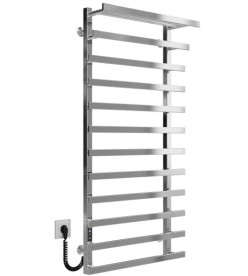 Електрична сушарка для рушників Deffi Agata П12 400x1200 ліве підключення JD04 хром A.AG.120.40.12.E.C.L.2