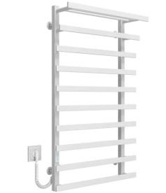 Электрический полотенцесушитель Deffi Agata П10 500x1000 левое подключение WD04 белый A.AG.100.50.10.E.W.L.2