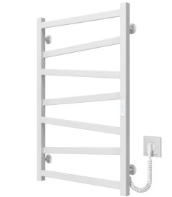 Електрична сушарка для рушників Deffi Alpha П7 500х800 праве підключення WD04 білий A.AL.80.50.7.E.W.R.4