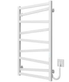 Електрична сушарка для рушників Deffi Alpha П9 500х900 праве підключення WD04 білий A.AL.90.50.9.E.W.R.4