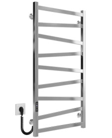 Электрический полотенцесушитель Deffi Alpha П9 500х1000 левое подключение JD04 хром A.AL.100.50.9.E.C.L.2