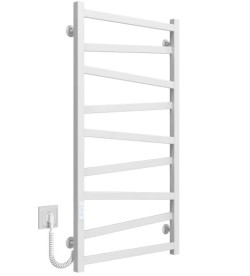 Електрична сушарка для рушників Deffi Alpha П9 500х1000 ліве підключення WD04 білий A.AL.100.50.9.E.W.L.4