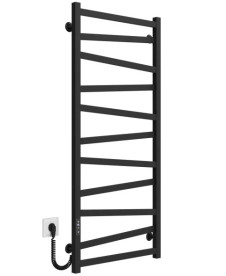 Электрический полотенцесушитель Deffi Alpha П11 500х1200 левое подключение JD04 черный A.AL.120.50.11.E.B.L.2