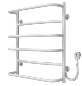 Електрична сушарка для рушників Deffi Аквамікс П6 500х600 праве підключення EF16 білий D.AM.60.50.6.E.W.R.5