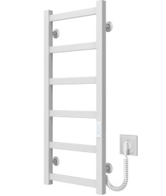 Электрический полотенцесушитель Deffi Avast П6 300х800 правое подключение WD04 белый B.AV.80.30.6.E.W.R.4
