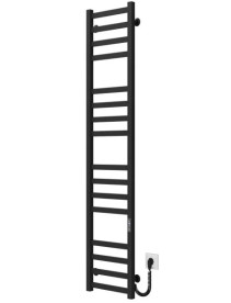 Електрична сушарка для рушників Deffi Avast П16 300х1600 праве підключення JD04 чорний B.AV.160.30.16.E.B.R.2