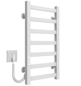 Електрична сушарка для рушників Deffi Avast П7 400х600 ліве підключення WD04 білий B.AV.60.40.7.E.W.L.4