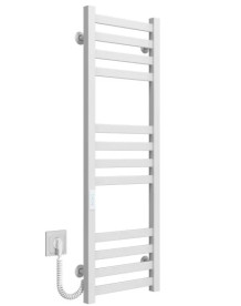 Электрический полотенцесушитель Deffi Avast П12 400х1000 левое подключение WD04 белый B.AV.100.40.12.E.W.L.4