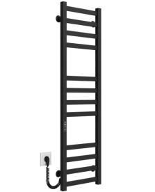 Электрический полотенцесушитель Deffi Avast П12 400х1200 левое подключение JD04 черный B.AV.120.40.12.E.B.L.2