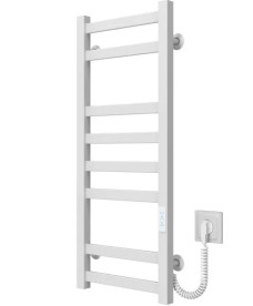 Электрический полотенцесушитель Deffi Avast П8 450х800 правое подключение WD04 белый B.AV.80.45.8.E.W.R.4
