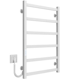 Електрична сушарка для рушників Deffi Avast П6 500х800 ліве підключення WD04 білий B.AV.80.50.6.E.W.L.4