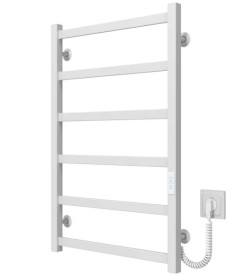 Электрический полотенцесушитель Deffi Avast П6 500х800 правое подключение WD04 белый B.AV.80.50.6.E.W.R.4