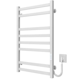 Электрический полотенцесушитель Deffi Avast П8 500х800 правое подключение WD04 белый B.AV.80.50.8.E.W.R.4