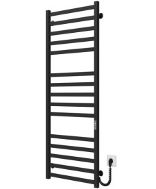 Електрична сушарка для рушників Deffi Avast П15 500х1400 праве підключення JD04 чорний B.AV.140.50.15.E.B.R.2