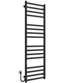 Електрична сушарка для рушників Deffi Avast П16 500х1600 ліве підключення JD04 чорний B.AV.160.50.16.E.B.L.2