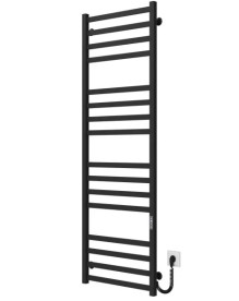 Электрический полотенцесушитель Deffi Avast П16 600х1600 правое подключение JD04 черный B.AV.160.60.16.E.B.R.2