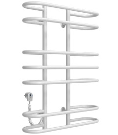 Электрический полотенцесушитель Deffi Британика П7 600х800 левое подключение белый C.BR.80.60.7.E.W.L.5