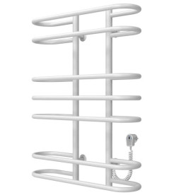 Электрический полотенцесушитель Deffi Британика П7 600х800 правое подключение белый C.BR.80.60.7.E.W.R.5