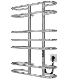 Электрический полотенцесушитель Deffi Британика П7 600х800 правое подключение JD03 хром C.BR.80.60.7.E.C.R.1