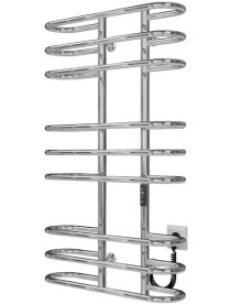 Електрична сушарка для рушників Deffi Британіка П9 600х1000 праве підключення JD03 хром C.BR.100.60.9.E.C.R.1