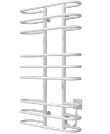 Электрический полотенцесушитель Deffi Британика П9 600х1000 правое подключение WD03 белый C.BR.100.60.9.E.W.R.3