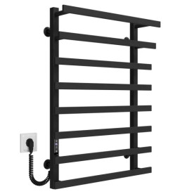 Электрический полотенцесушитель Deffi Breeze П8 400x800 левое подключение JD04 черный A.BZ.80.40.8.E.B.L.2