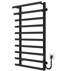 Електрична сушарка для рушників Deffi Breeze П10 400x1000 праве підключення JD04 чорний A.BZ.100.40.10.E.B.R.2