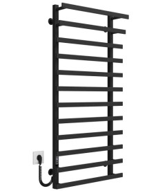 Электрический полотенцесушитель Deffi Breeze П12 400x1200 левое подключение JD04 черный A.BZ.120.40.12.E.B.L.2